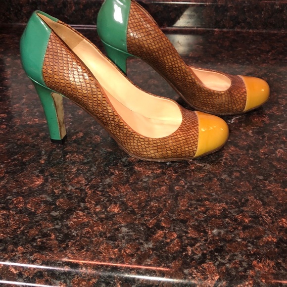 Kate Spade Louisa Faux Snake Heels - Picture 3 of 15